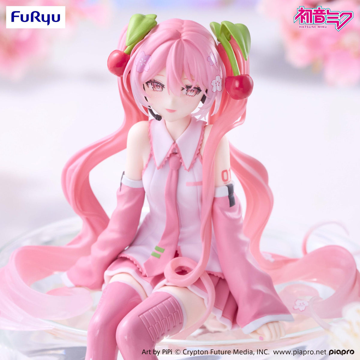 Hatsune Miku Noodle Stopper Figure -Sakura Miku 2026 Smile ver.-