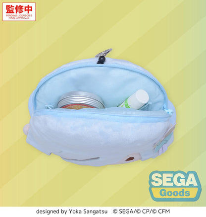 fuwa petit "HATSUNE MIKU: COLORFUL STAGE!" Face Pouch with Reel "Shizuku Hinomori"