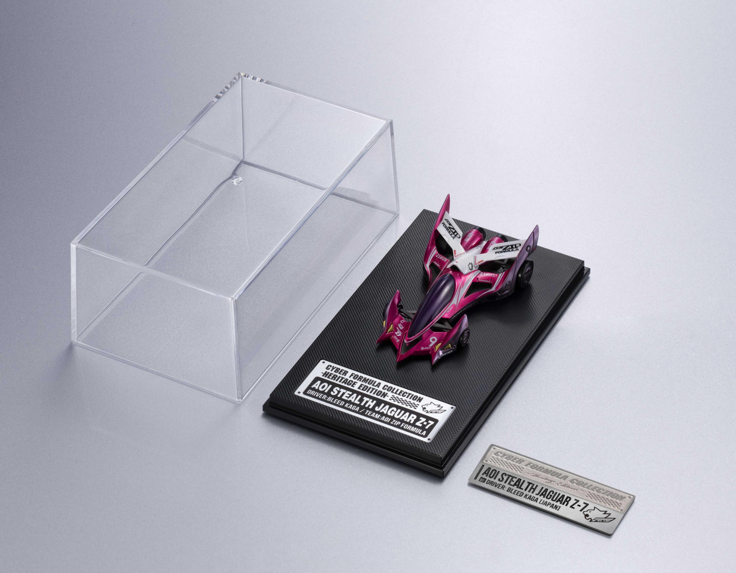 Cyber Formula Collection -Heritage Edition- Future GPX Cyber Formula Proto Jaguar Z-6 & Aoi Stealth Jaguar Z-7 set