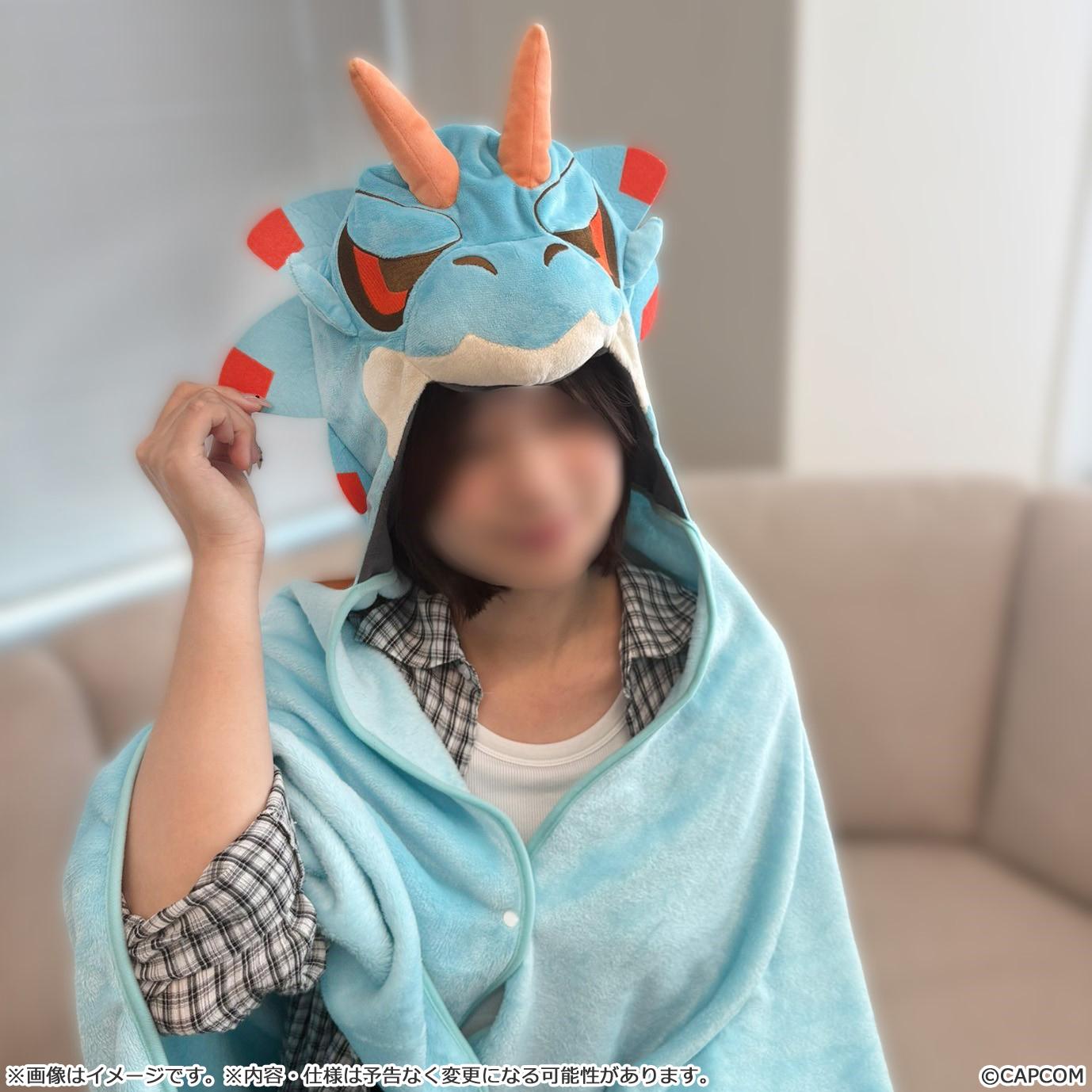 MONSTER HUNTER CHIBI STYLE Fluffy Poncho: Lagiacrus