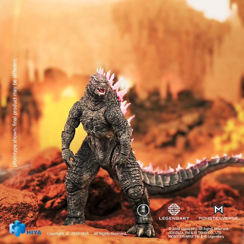 HIYA Exquisite Basic Series None Scale 7 Inch Godzilla x Kong The New Empire Godzilla Evolved Ver. Action Figure