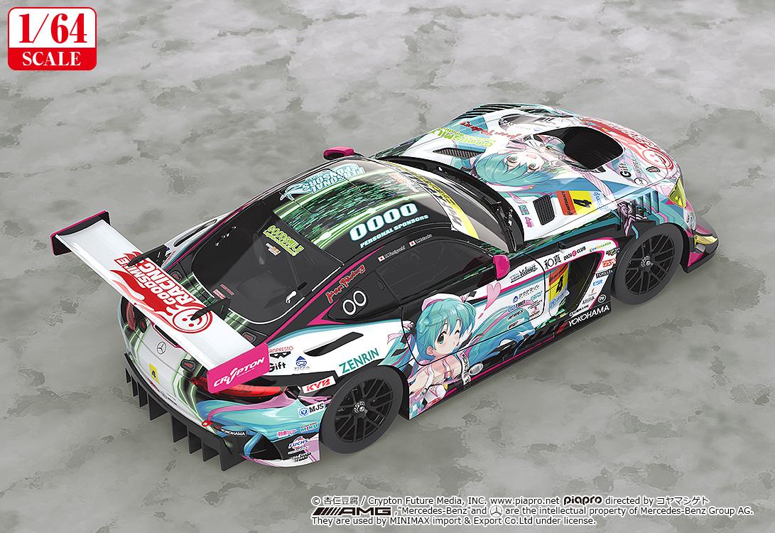 (Model Kits) Hatsune Miku GT Project 1/64 Scale Good Smile Hatsune Miku AMG 2019 SUPER GT Ver. (Rerun)