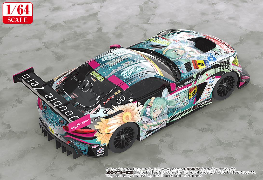 (Model Kits) Hatsune Miku GT Project 1/64 Scale Good Smile Hatsune Miku AMG 2017 SUPER GT Ver. (Rerun)