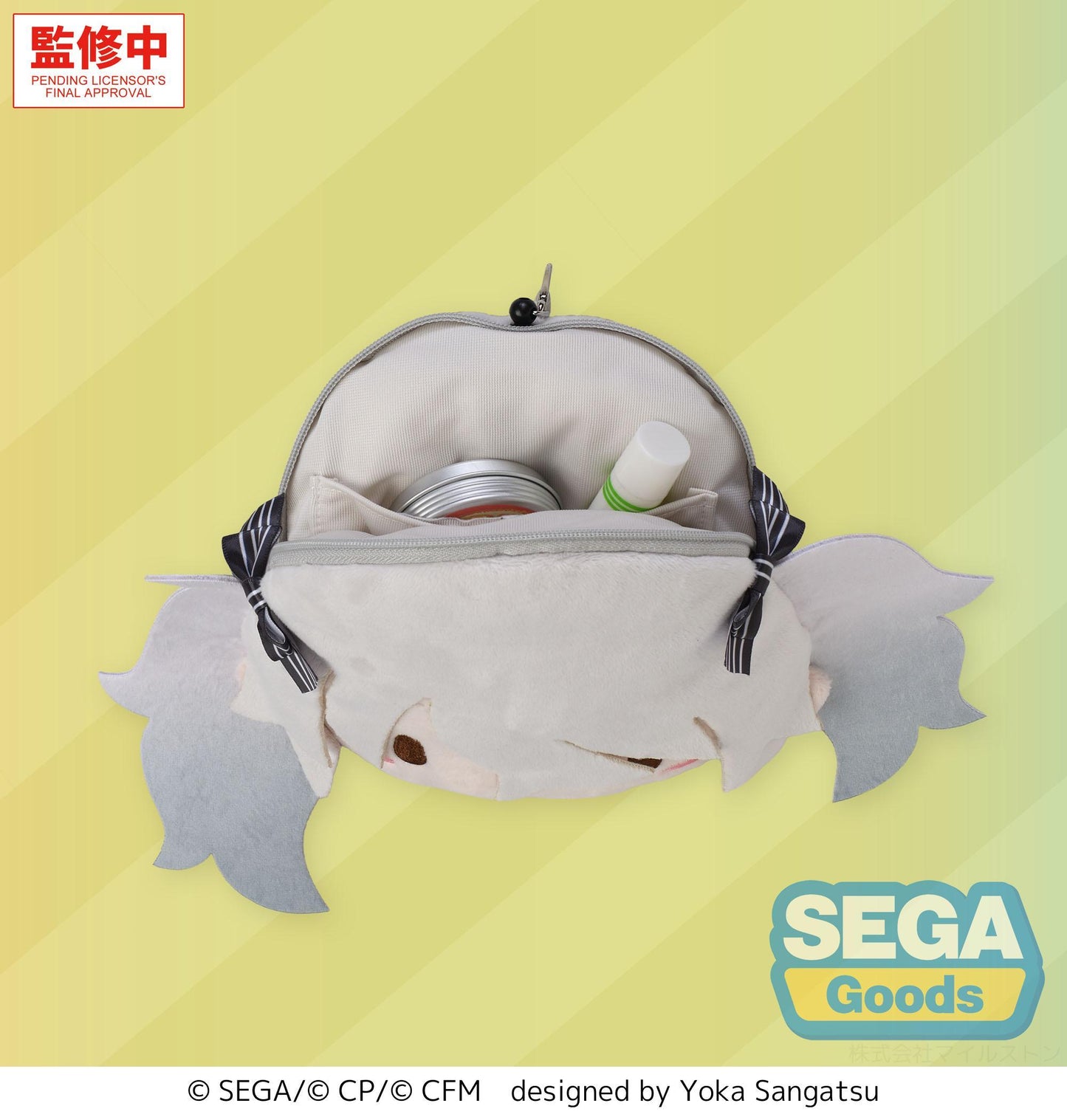 fuwa petit "HATSUNE MIKU: COLORFUL STAGE!" Face Pouch with Reel "Empty SEKAI Hatsune Miku"