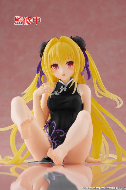 To Love-Ru Darkness Desktop Cute Figure - Golden Darkness (Chinese Dress Ver.) Renewal