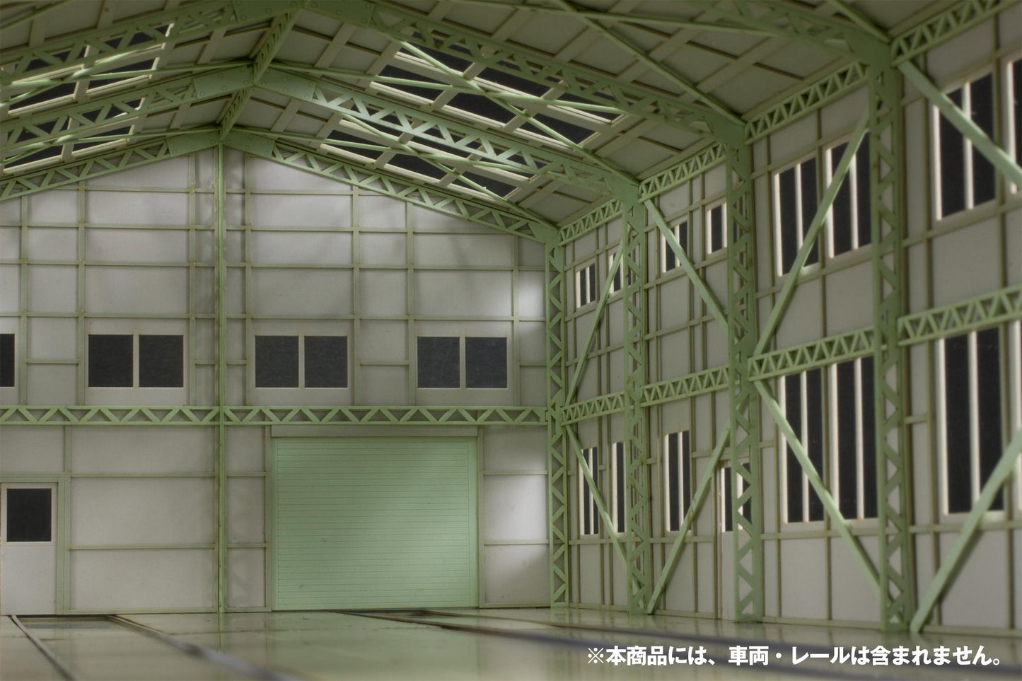 1/80 Scale Paper kit Train depot