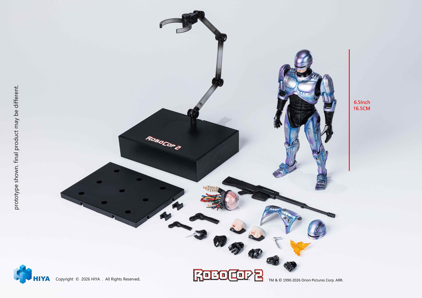 HIYA Exquisite Super Series 1/12 Scale 6.5 Inch RoboCop 2 RoboCop Action Figure