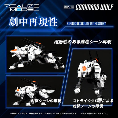 (Model Kits) ZOIDS REALIZE MODEL RMZ-003 COMMAND WOLF (Rerun)