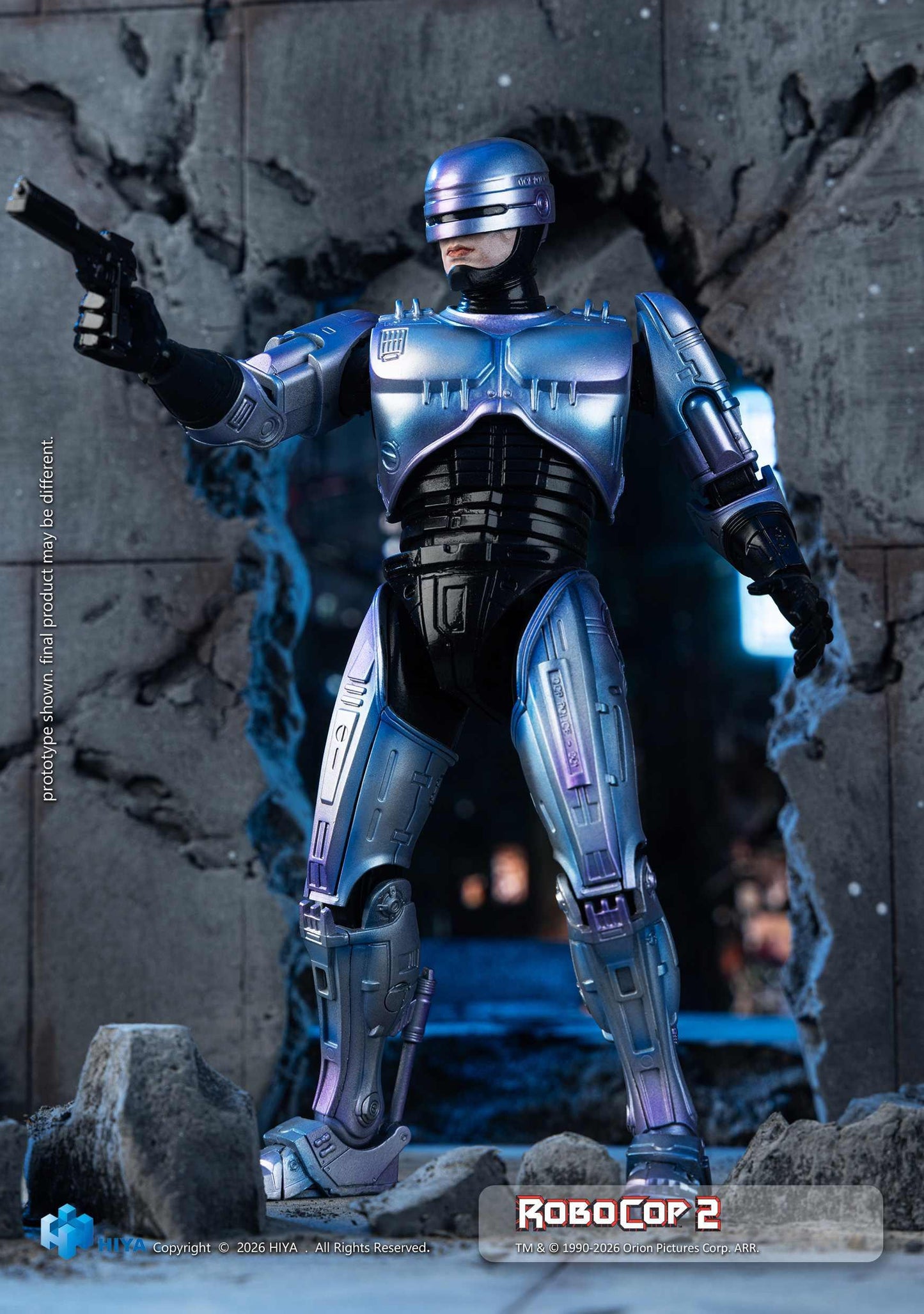 HIYA Exquisite Super Series 1/12 Scale 6.5 Inch RoboCop 2 RoboCop Action Figure
