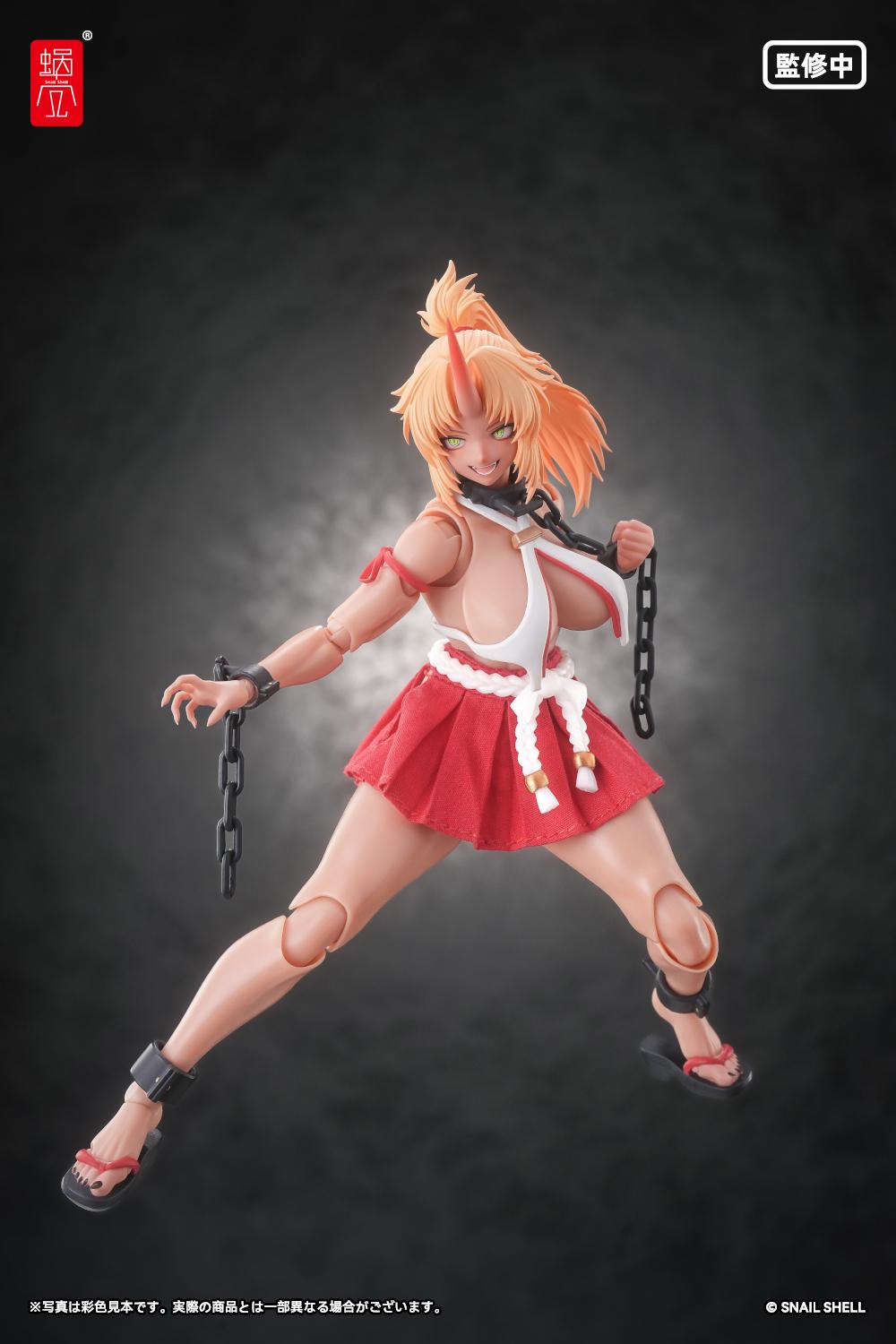 RPGEX-08 Oni Miko Second Daughter Momiji 1/12 Complete Model Action Figure