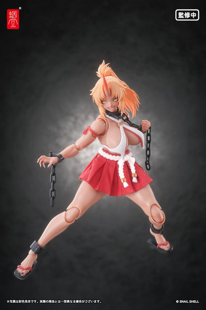 RPGEX-08 Oni Miko Second Daughter Momiji 1/12 Complete Model Action Figure
