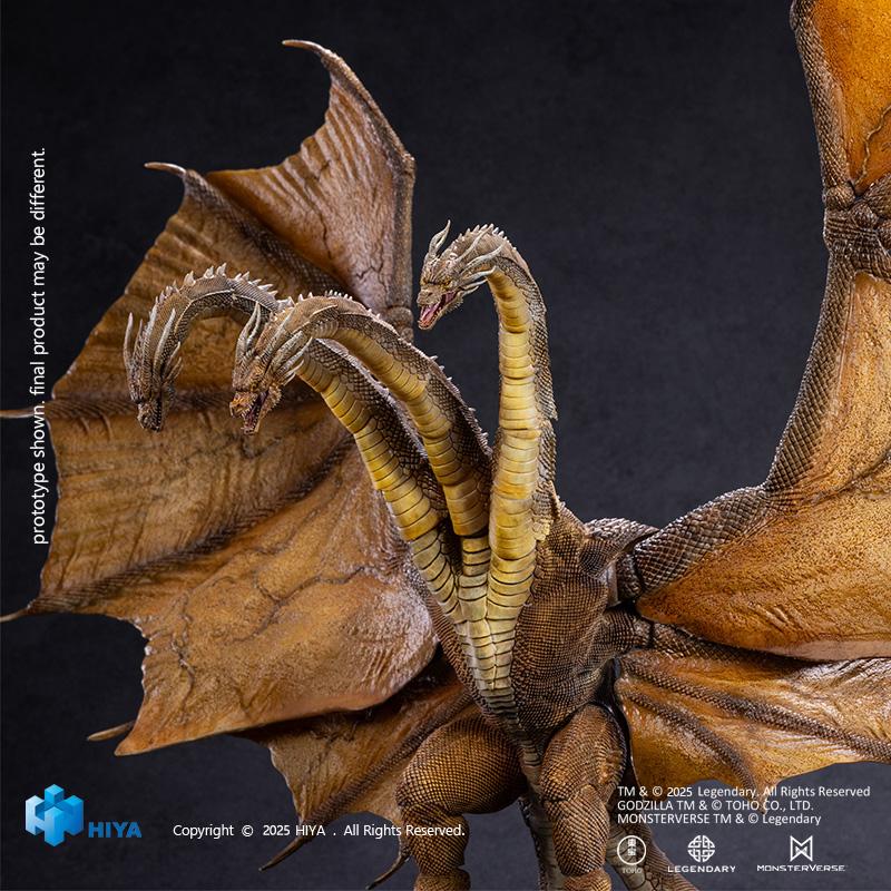 HIYA Exquisite Basic Series None Scale 14 Inch Godzilla King of the Monsters King Ghidorah 2.0 Action Figure
