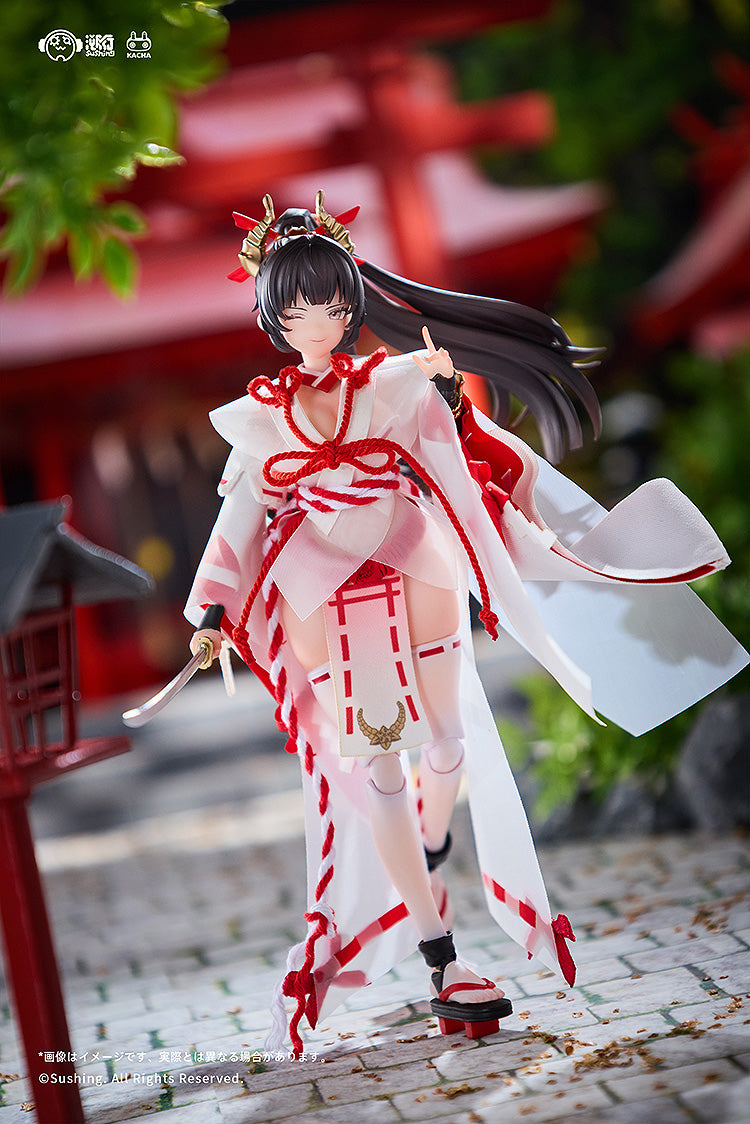 Combat priestess Sakura Uefuji 1/12 Articulated Figure