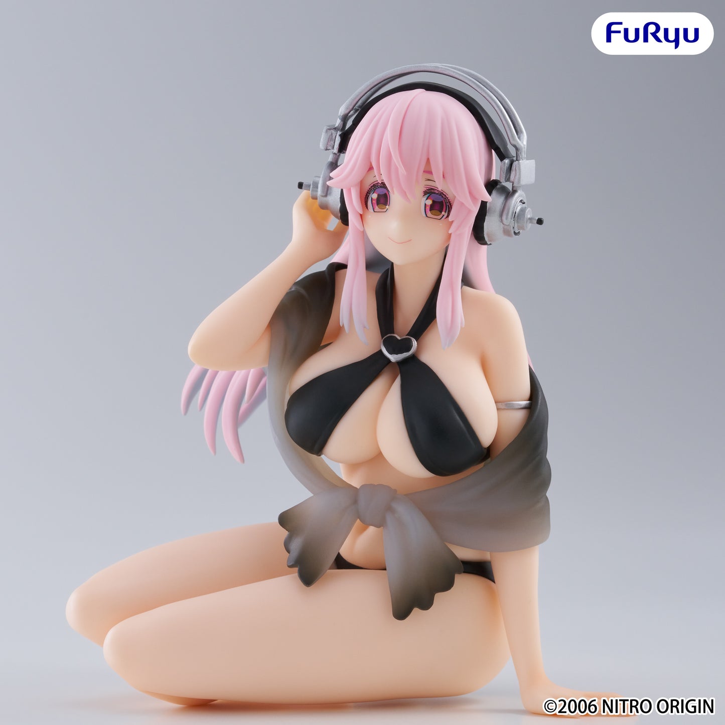 SUPER SONICO Noodle Stopper Figure -Swimsuit Black Color ver.-