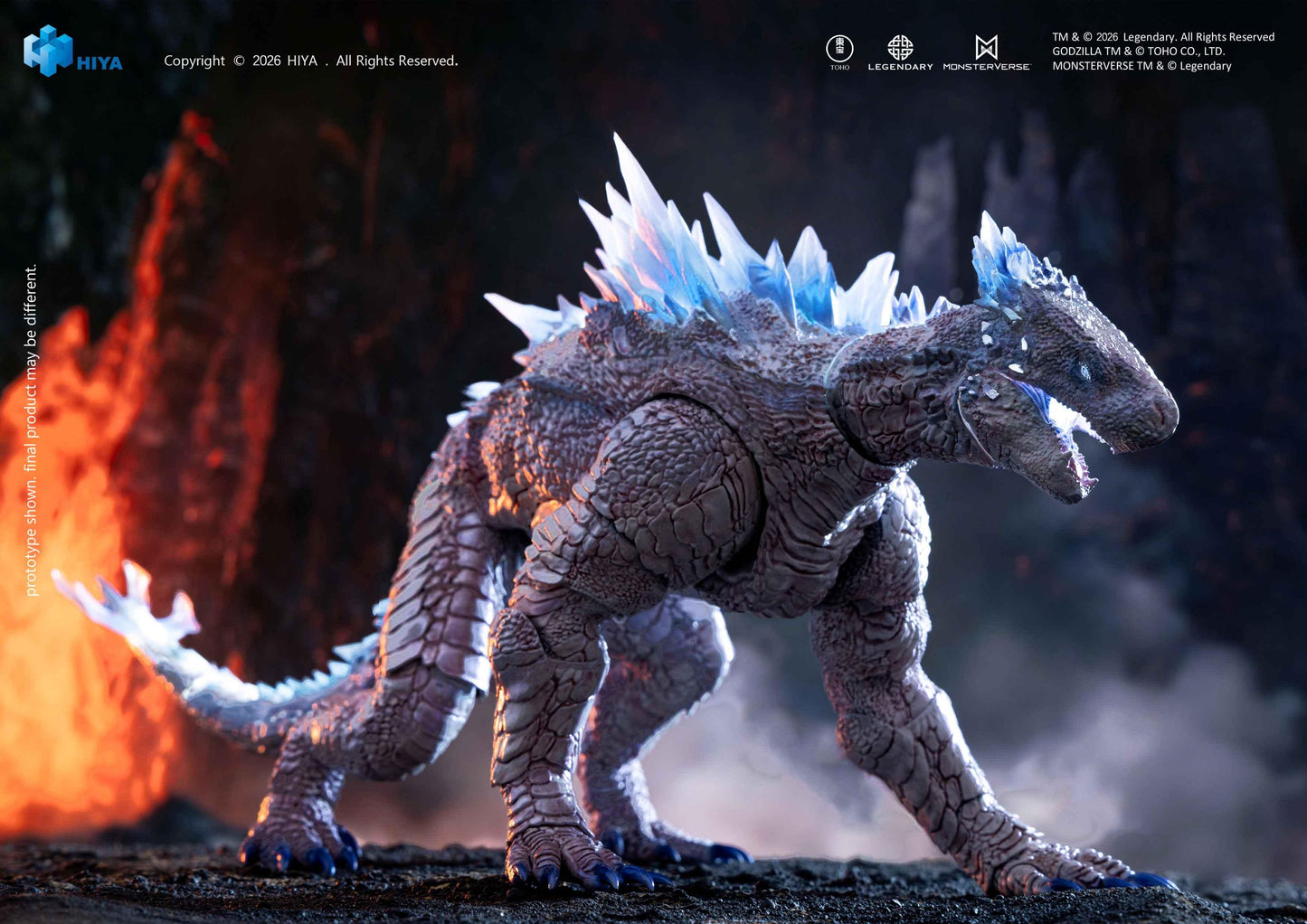 HIYA Exquisite Basic + Series None Scale 6.7 Inch Godzilla x Kong The New Empire Frost Bite Blast Shimo Action Figure