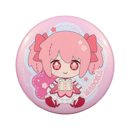 Puella Magi Madoka Magica the Movie -Rebellion- Fluffy Keychain Pinback Button Case