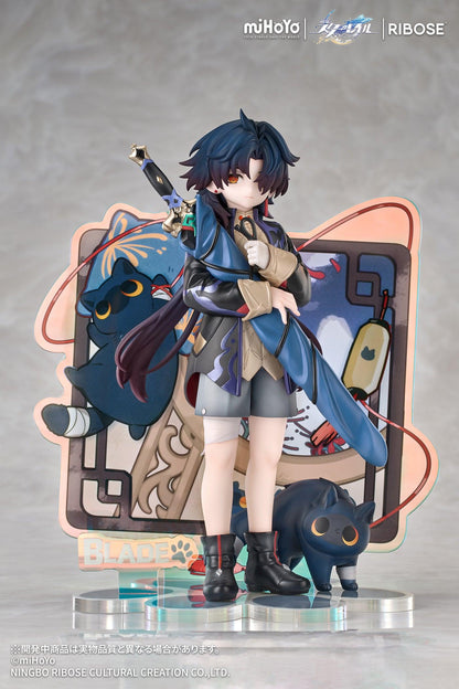 RISE UP+ Honkai: Star Rail Chibi Cat Series Figure Blade Ver. Non Scale Figure