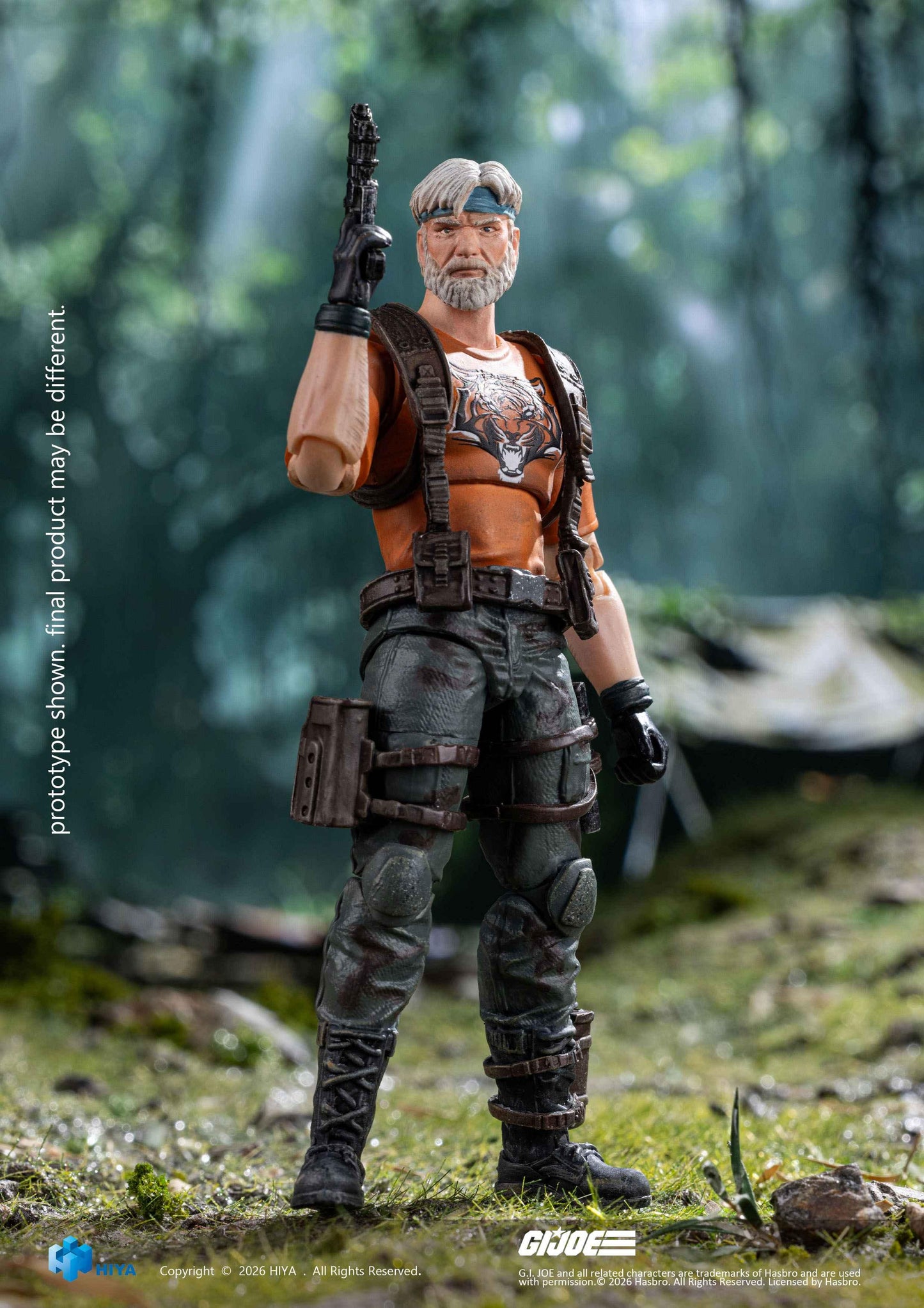 HIYA Exquisite Mini Series 1/18 Scale 4.3 Inch G.I.Joe Outback Tiger Force Version Action Figure