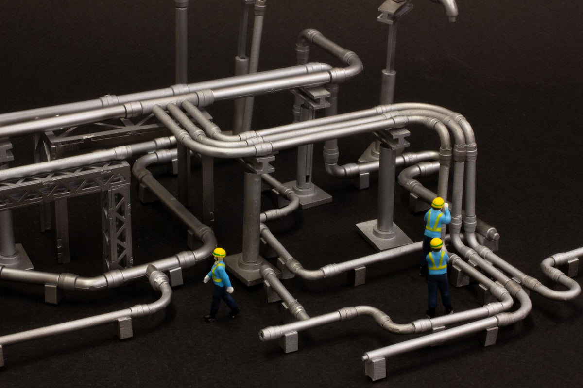 (Model Kits) 1/150 Scale Structure Kit "Plumbing Set"