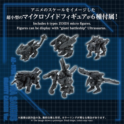 (Model Kits) ZOIDS ADVANCED SERIES AZ-17DX ULTRA SAURUS GRAVITY CANNON DELUXE VERSION