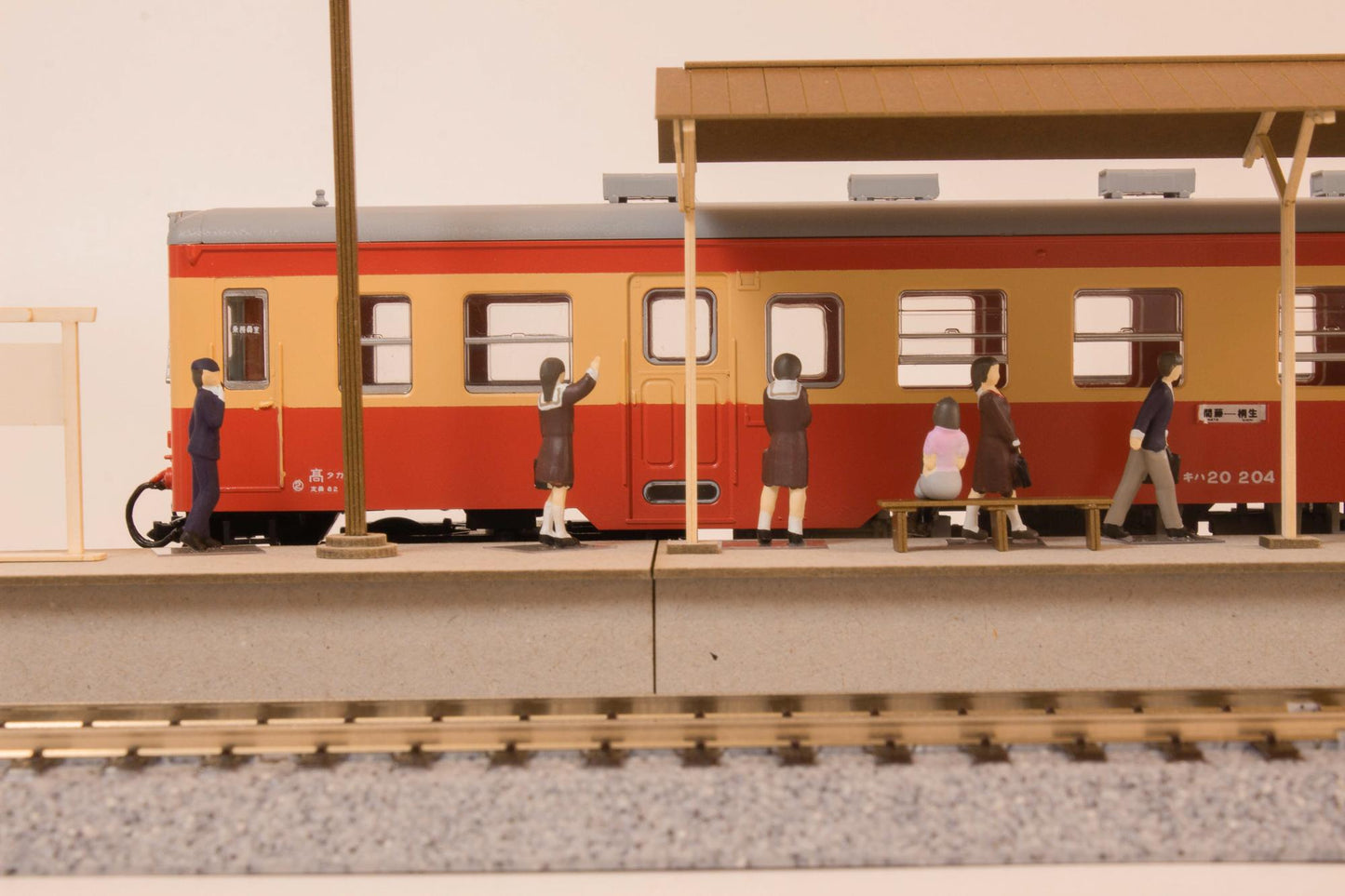1/80 Scale Paper kit Town Corner Accessory Series Local type island platform Extension set B(Shed)