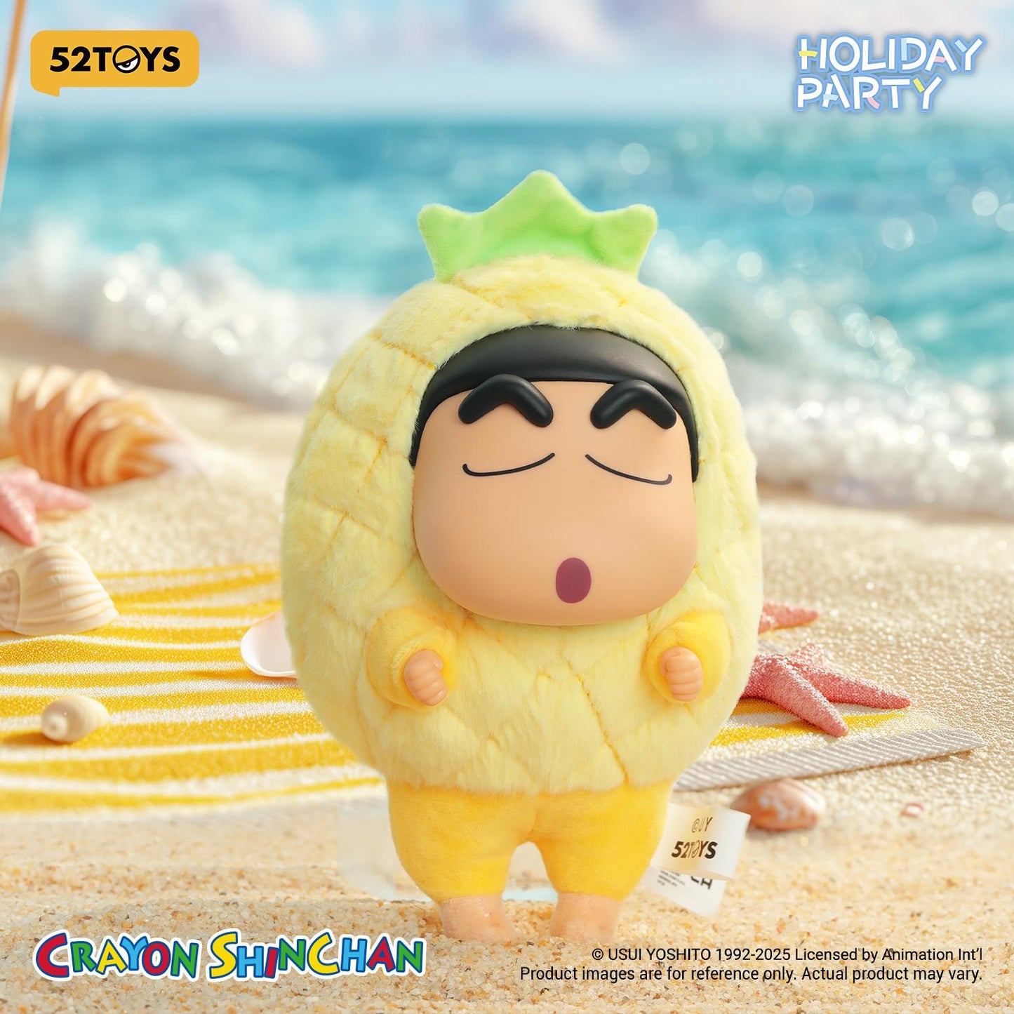 (Blind box) Crayon Shinchan – Holiday Party Series Vinyl Plush Keychain Blind Box