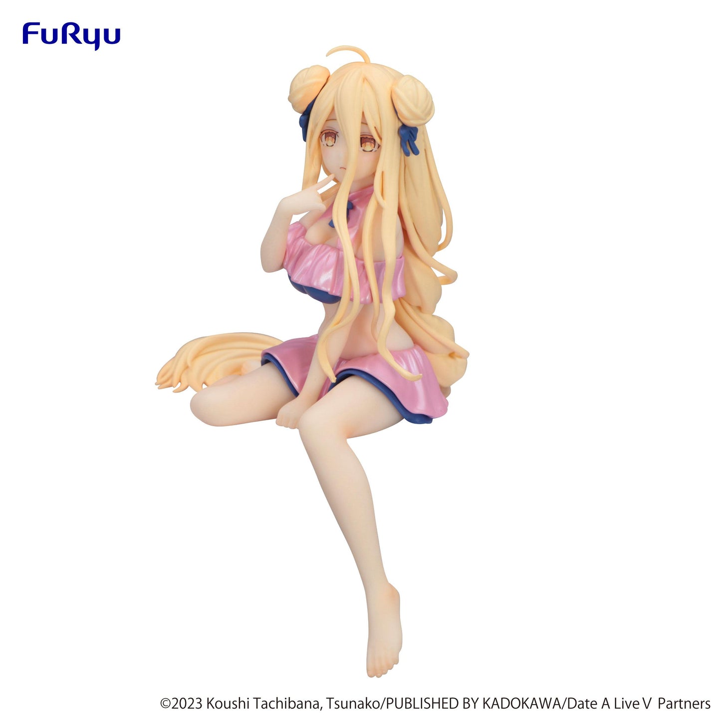 Date A LiveⅤ Noodle Stopper Figure -Mukuro Hoshimiya Swimsuit Pastel Pink Color ver.-