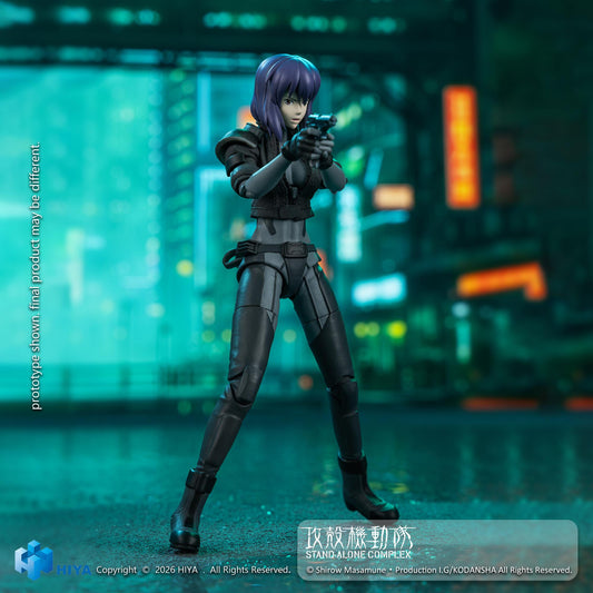 HIYA Exquisite Super Series 1/12 Scale 6 Inch GHOST IN THE SHELL Stand Alone Complex Kusanagi Motoko Battle Suit Version Action Figure