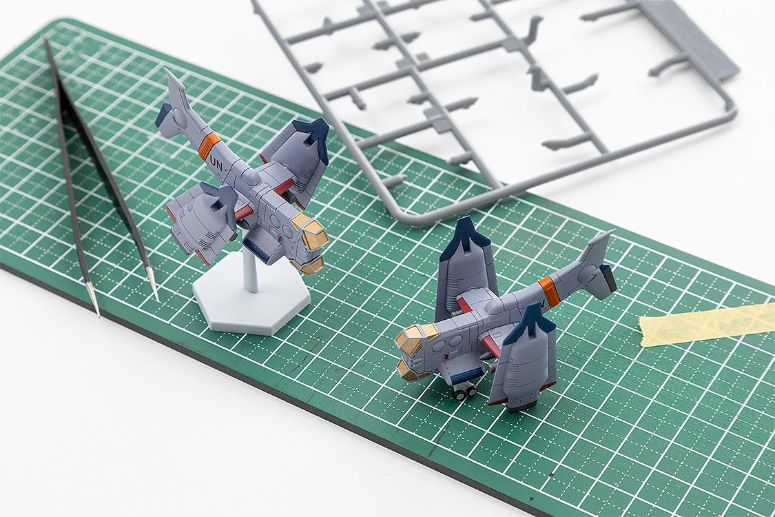 (Model Kits) Rebuild of Evangelion SYUTO Tiny Scale 1/350 "Evangelion: New Theatrical Edition" UNAF Close Air Support VTOL Aircraft YAGR-3B