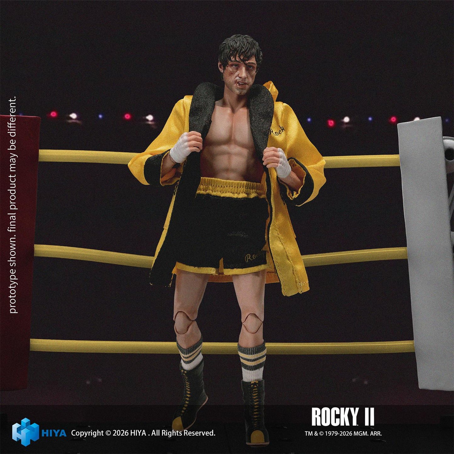 HIYA Exquisite Super Series 1/12 Scale 6.3 Inch Rocky II Rocky Boxer Version Action Figure