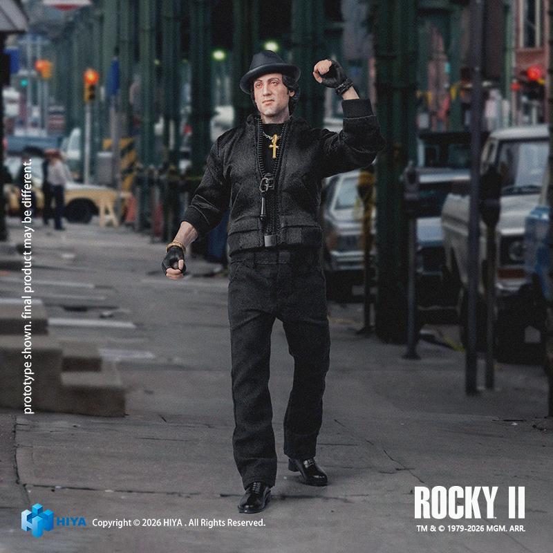HIYA Exquisite Super Series 1/12 Scale 6 Inch Rocky II Rocky Action Figure