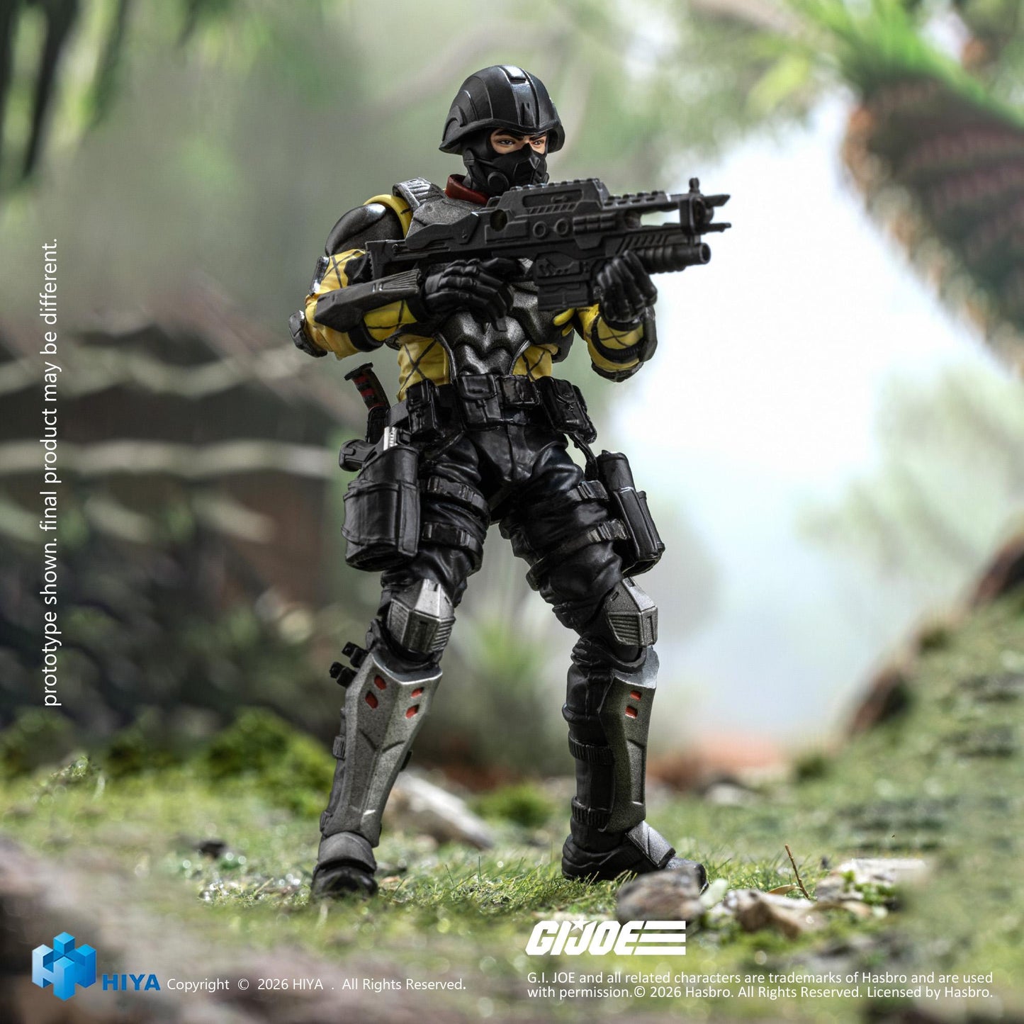 HIYA Exquisite Mini Series 1/18 Scale 4 Inch G.I.Joe Python Trooper Action Figure
