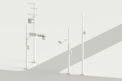 (Model Kits) Traffic signal Set