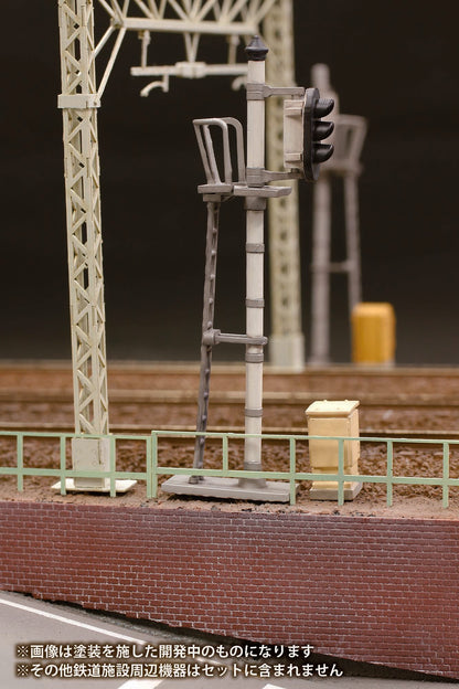 (Model Kits) 1/80 Railway Signal Set Plastic Model (Rerun)