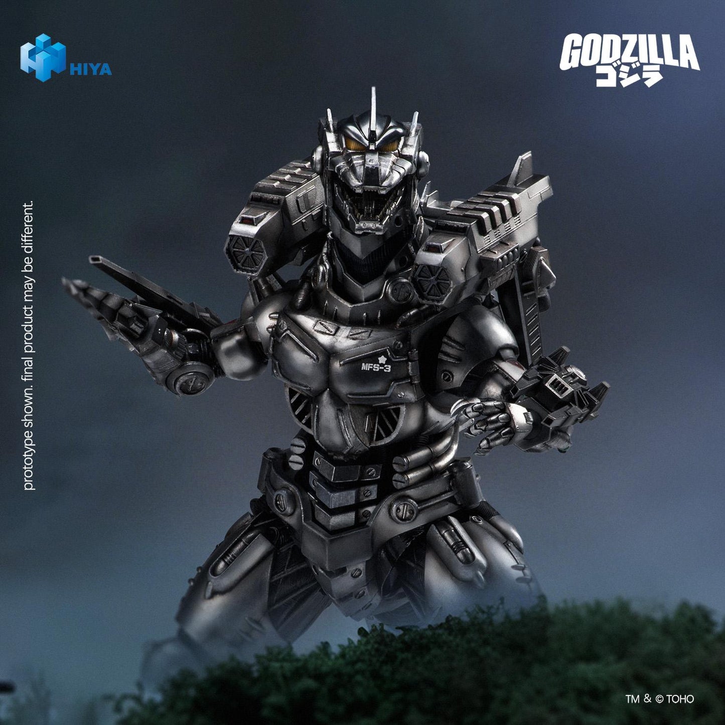 HIYA Exquisite Basic Series None Scale 7.7 Inch Godzilla Tokyo S.O.S. 2003 Mechagodzilla Heavy Arms / High Mobility Version Action Figure