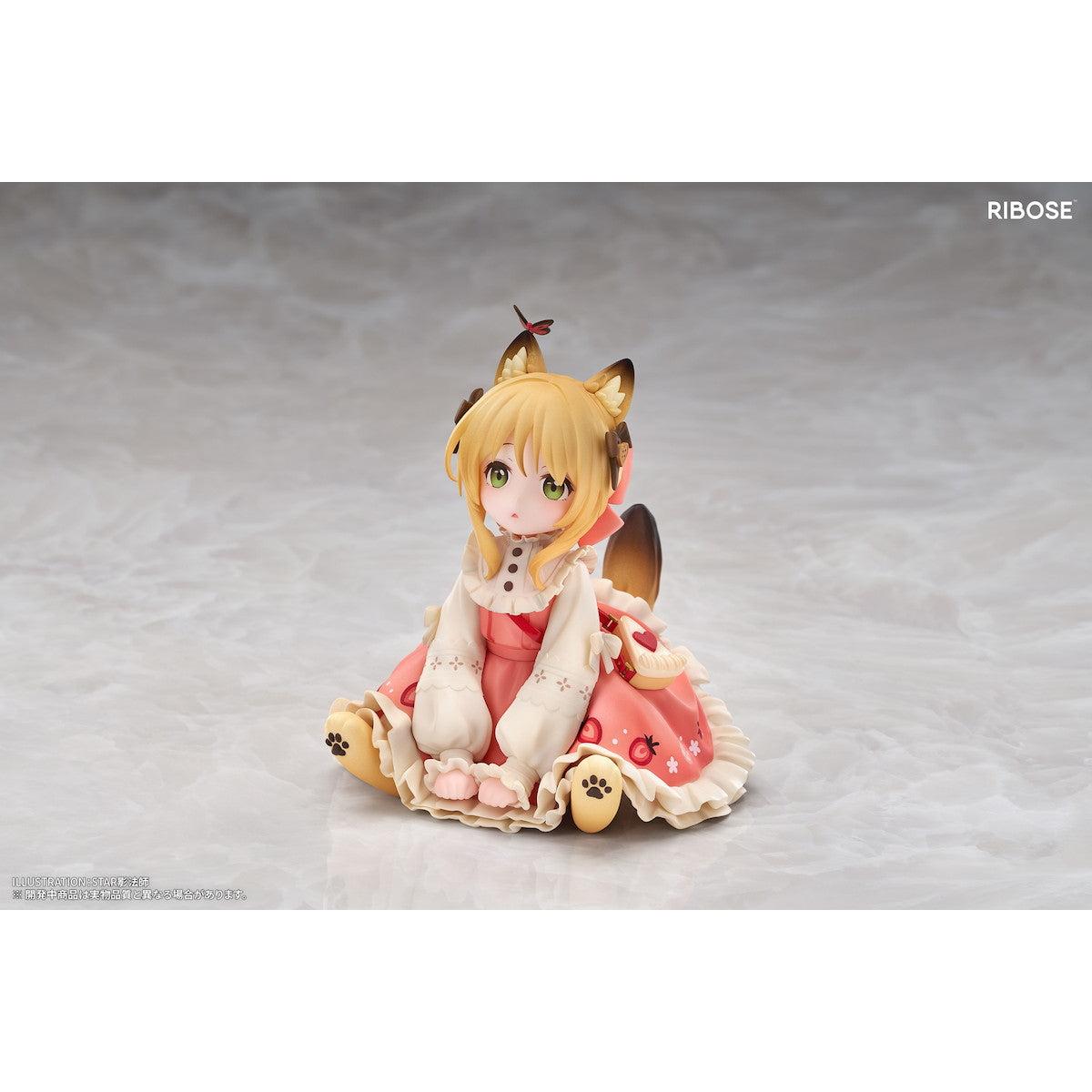 DLC Series Tea Time Cats Orange Cat Non Scale Figure