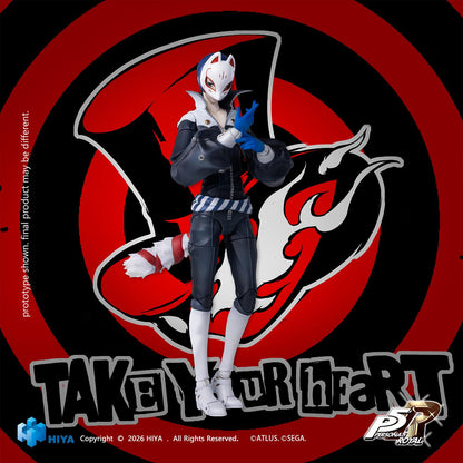 HIYA Exquisite Basic Series 1/12 Scale 6.1 Inch Persona 5 Royal Fox Action Figure