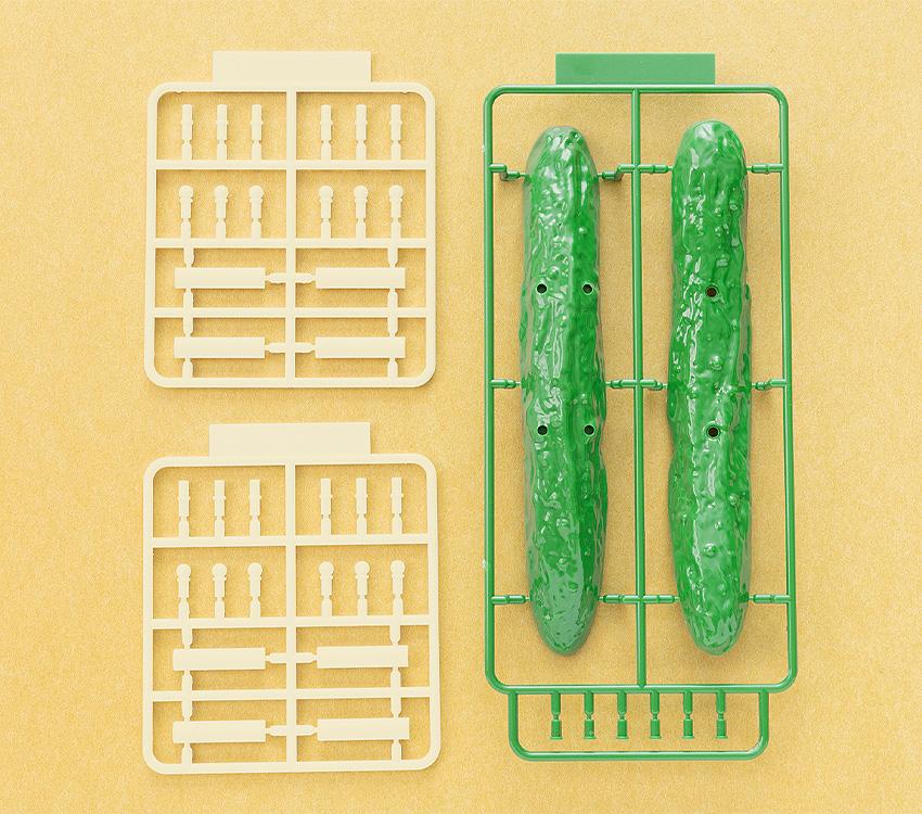 (Model Kits) Shoryo Uma Plastic Model Cucumber & Eggplant (Rerun)
