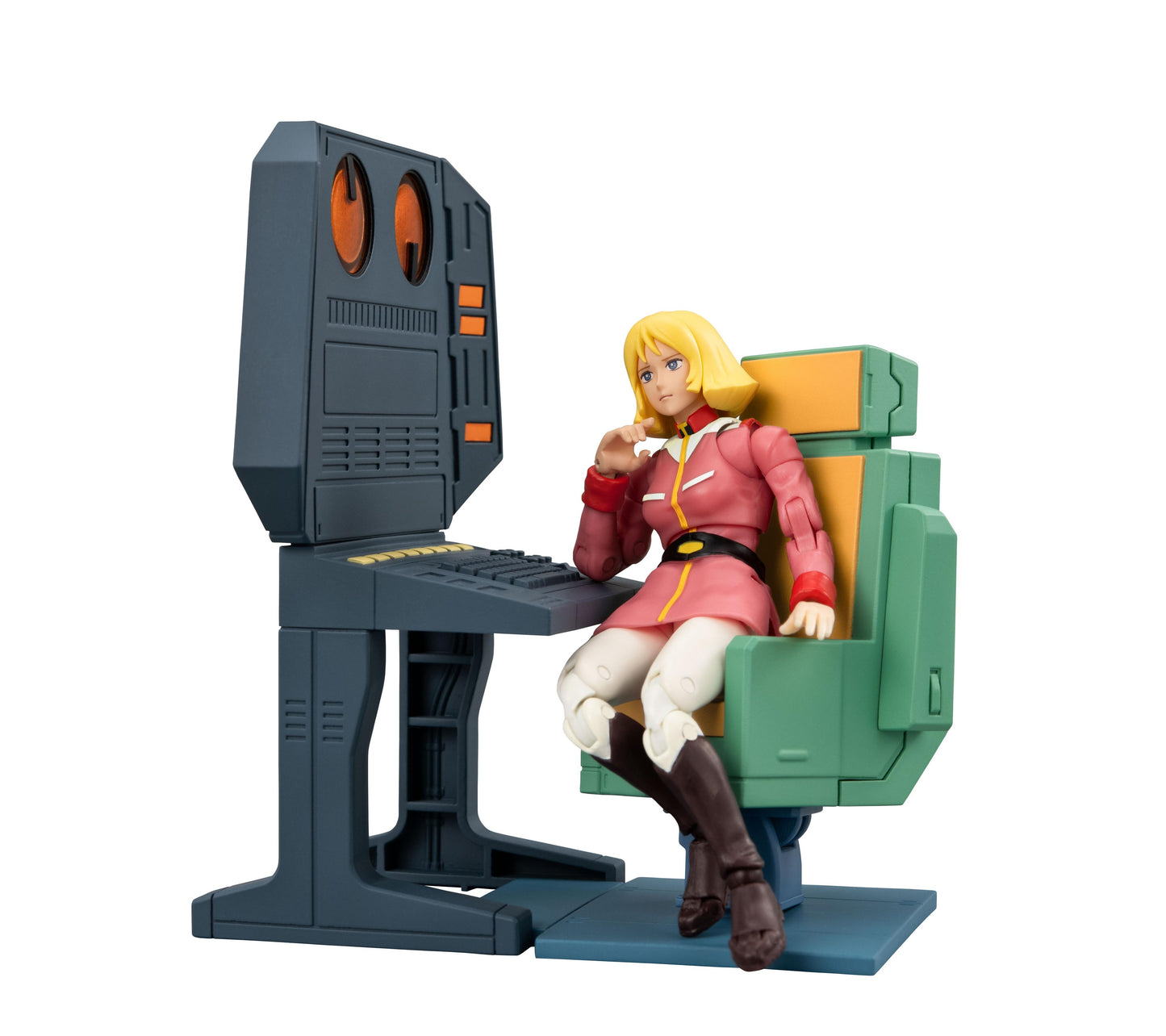 G.M.G. COLLECTION EX Mobile Suit Gundam White Base Bridge Radio operator Desk set (with gift)