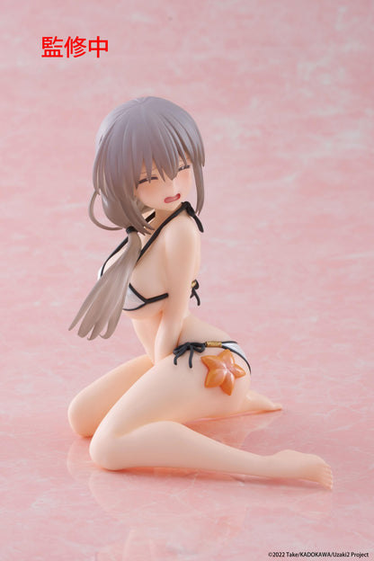 Uzaki-chan Wants to Hang Out! Desktop Cute Figure - Tsuki Uzaki (Swimwear Ver.)
