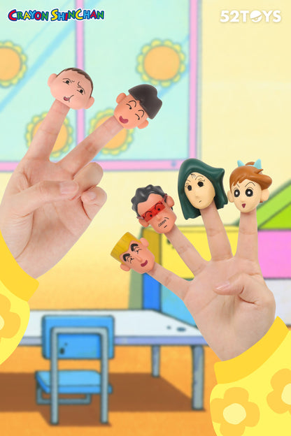(Blind Box) Crayon Shinchan Mini Series-Finger Puppet Toys