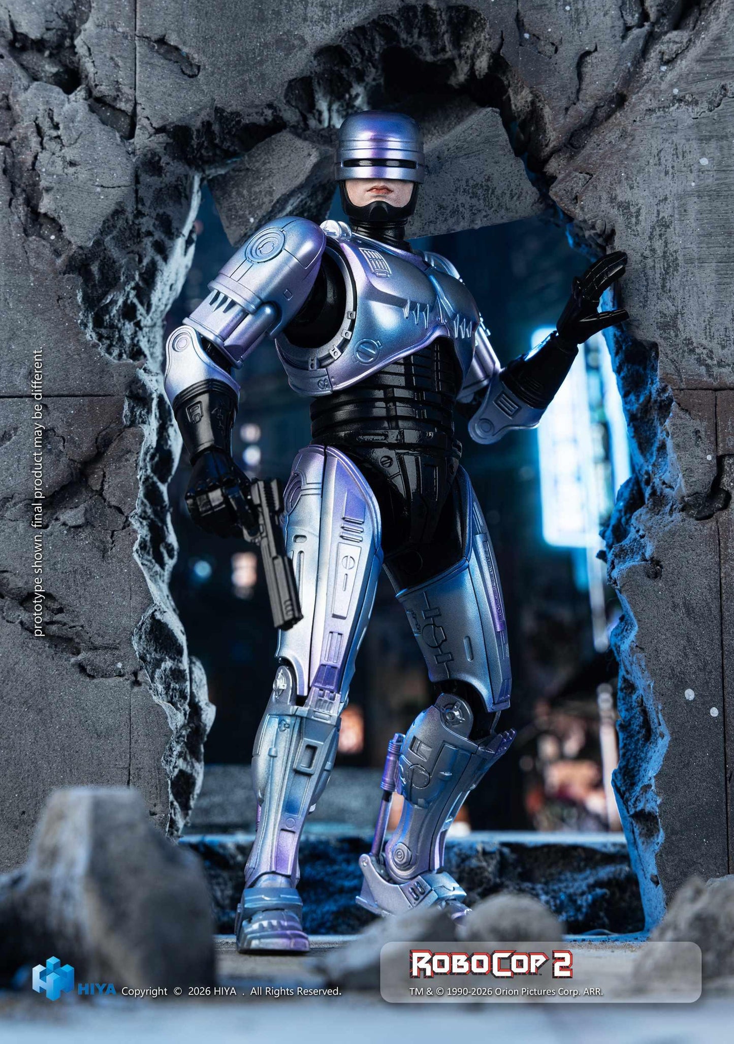 HIYA Exquisite Super Series 1/12 Scale 6.5 Inch RoboCop 2 RoboCop Action Figure