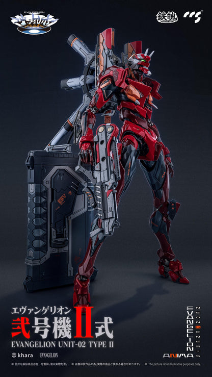 CCSTOYS MORTAL MIND SERIES "EVANGELION ANIMA" EVANGELION UNIT-02 TYPE II ALLOY ACTION FIGURE