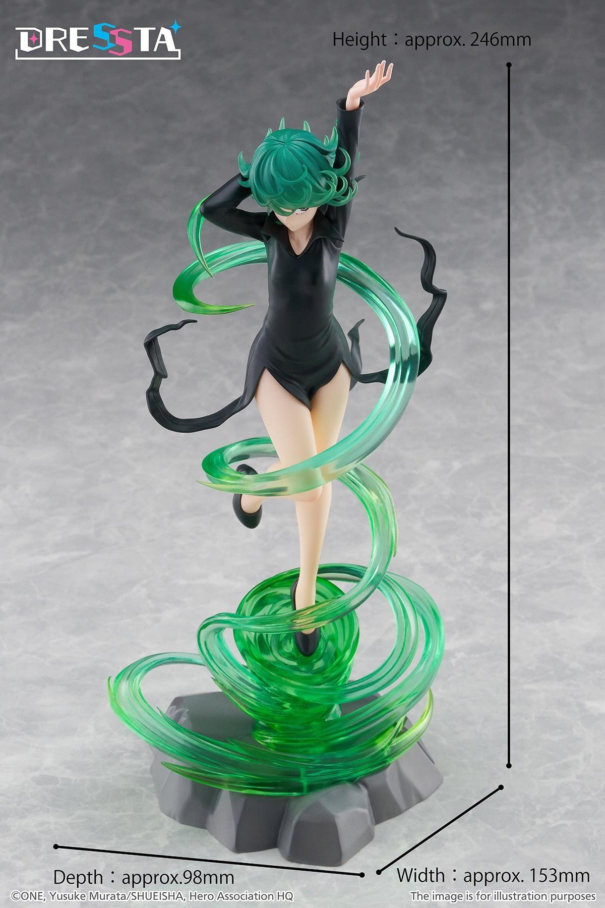 One-Punch Man DRESSTA Statue Figure - Terrible Tornado
