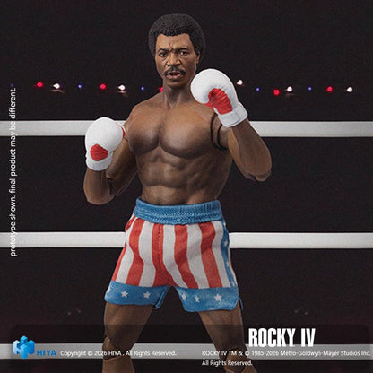 HIYA Exquisite Super Series 1/12 Scale 6 Inch Rocky IV Apollo Action Figure