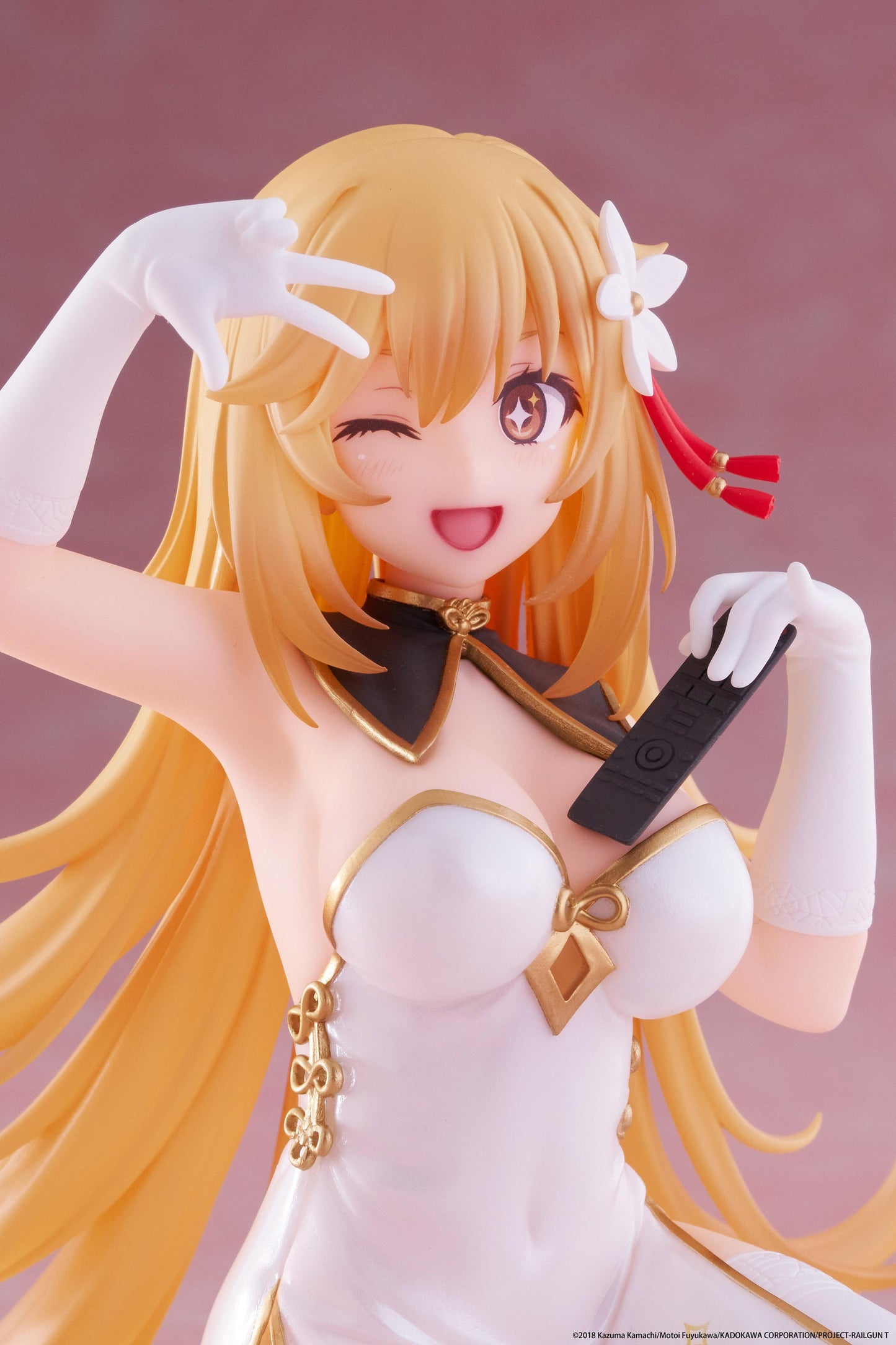 A Certain Scientific Railgun Desktop Cute Figure - Misaki Shokuho (Chinese Dress Ver.)