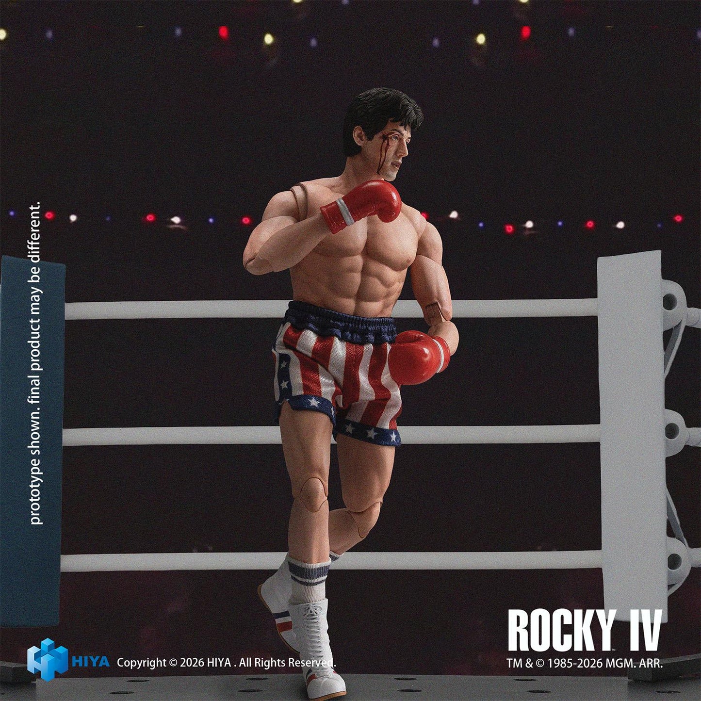 HIYA Exquisite Super Series 1/12 Scale 6.3 Inch Rocky IV Rocky Boxer Version Action Figure