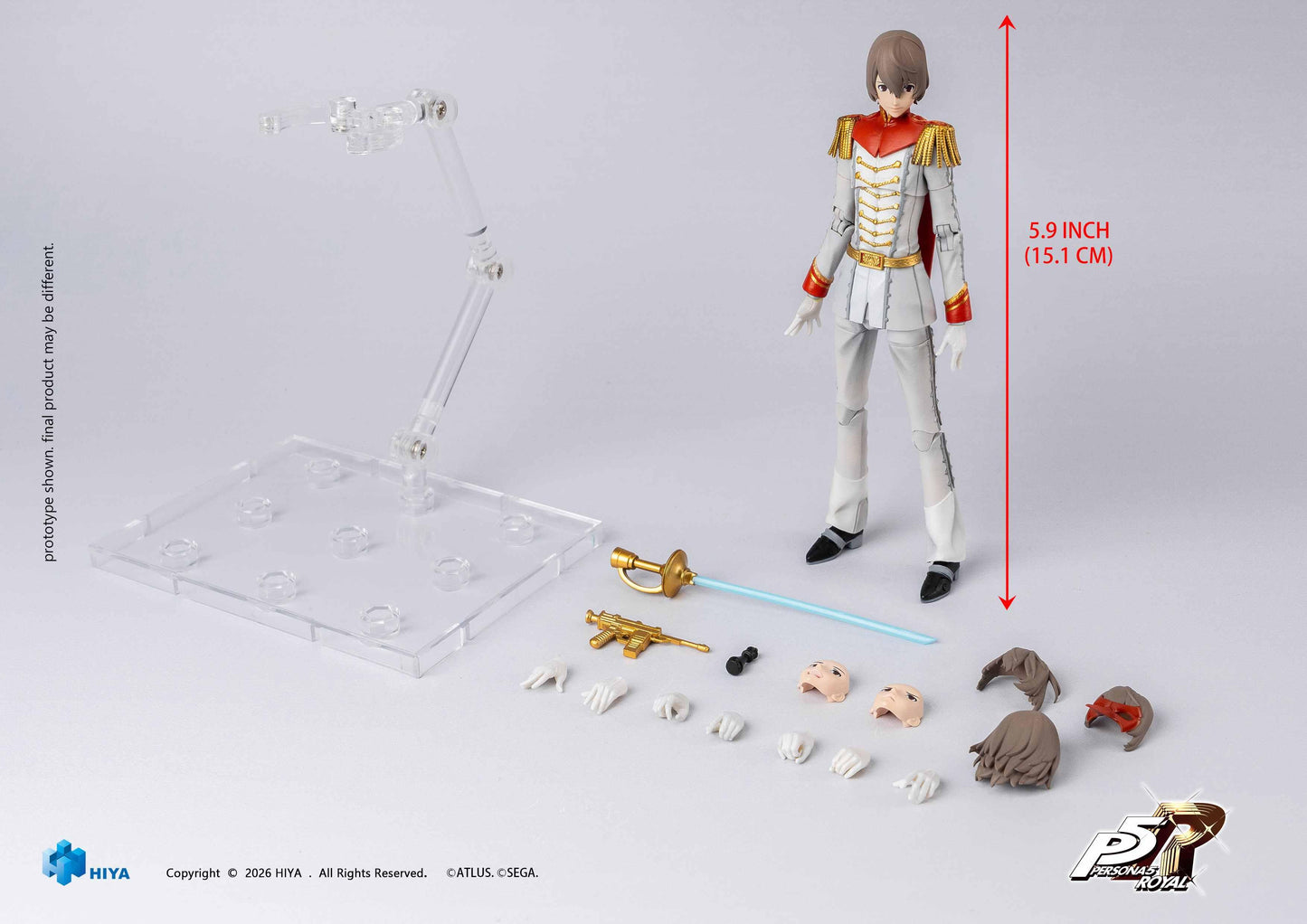 HIYA Exquisite Basic Series 1/12 Scale 6 Inch Persona 5 Royal Crow Action Figure