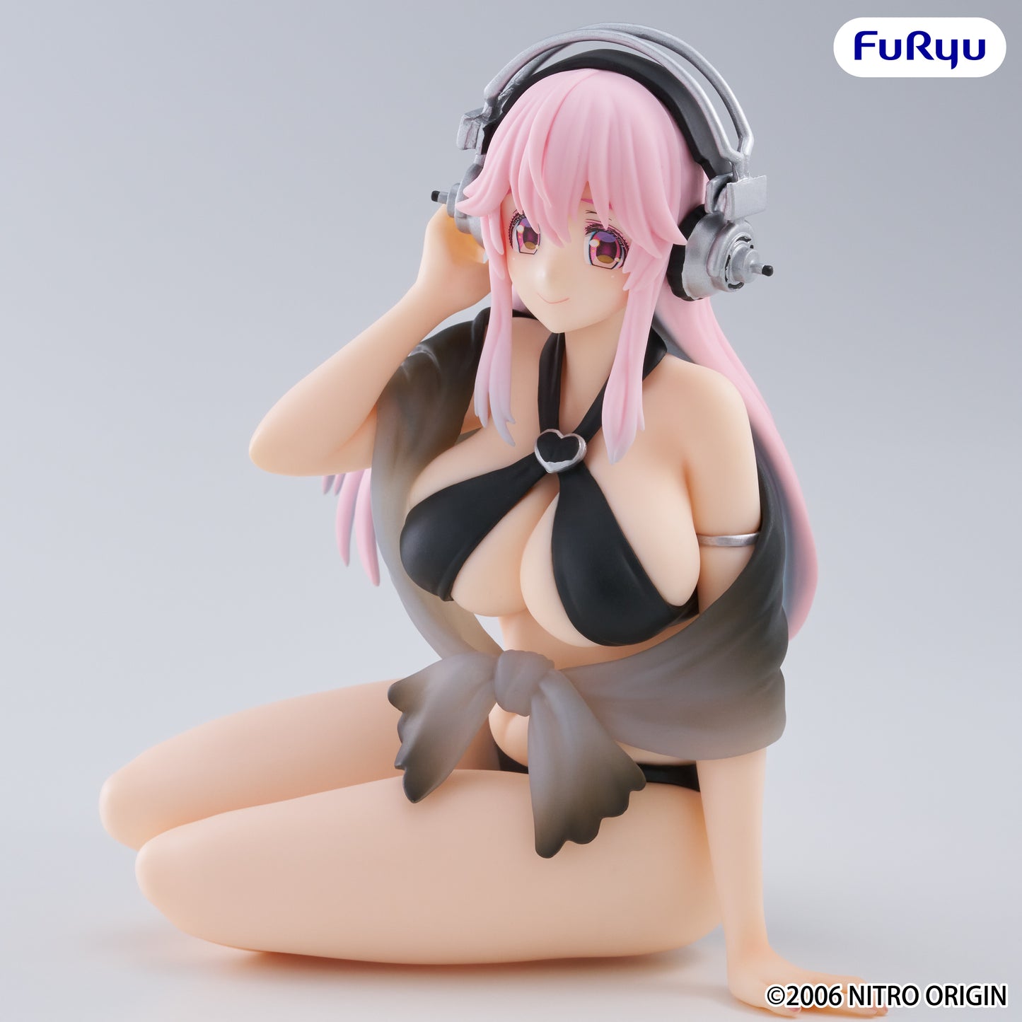 SUPER SONICO Noodle Stopper Figure -Swimsuit Black Color ver.-