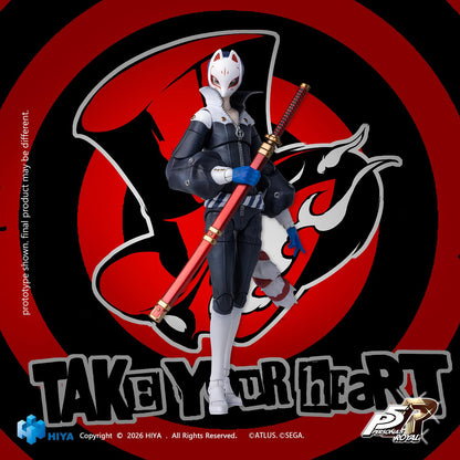 HIYA Exquisite Basic Series 1/12 Scale 6.1 Inch Persona 5 Royal Fox Action Figure